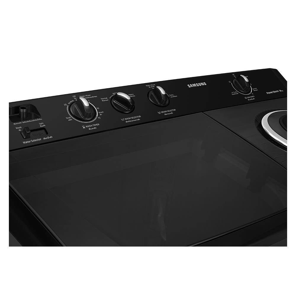 เครื่องซักผ้า 2 ถัง SAMSUNG WT16B5240BA/ST 16 กก.