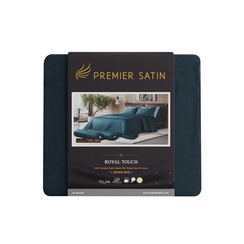 ชุดผ้าปูที่นอน 3.5 ฟุต 2 ชิ้น PREMIER SATIN ROYAL TOUCH SOLID SPC061