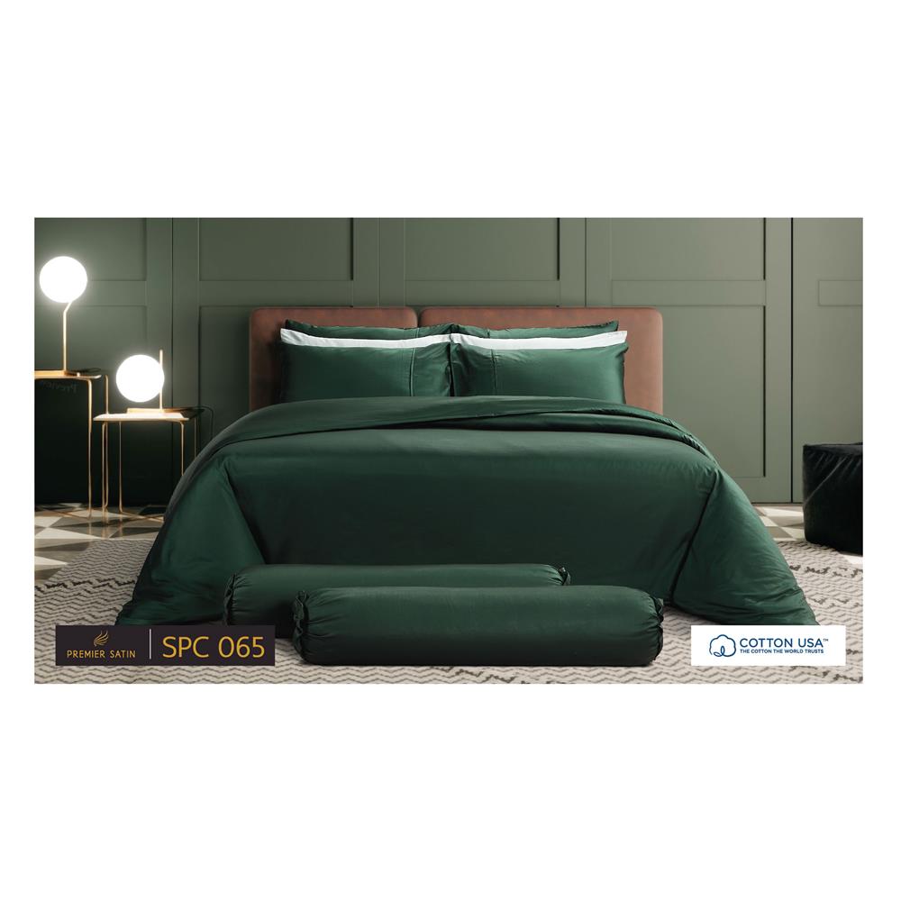 ชุดผ้าปูที่นอน 5 ฟุต 3 ชิ้น PREMIER SATIN ROYAL TOUCH SOLID SPC065