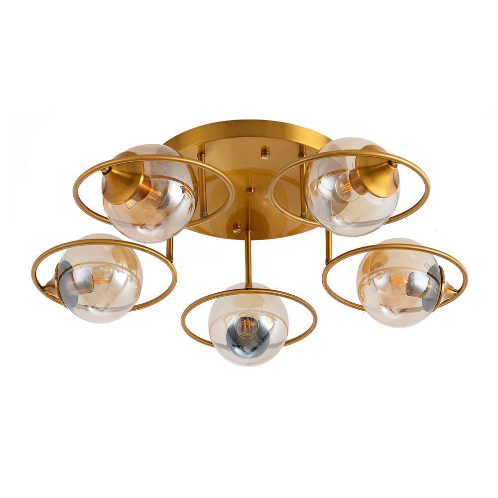 ไฟถาด CST WGQ05 สีชา/ทอง 5 หัว