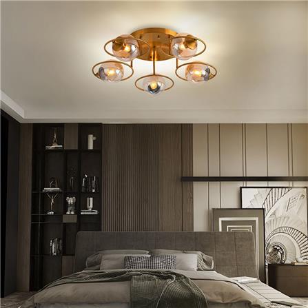 ไฟถาด CST WGQ05 สีชา/ทอง 5 หัว_1