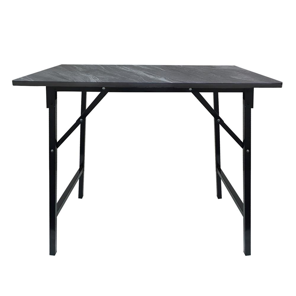 โต๊ะอเนกประสงค์เหลี่ยม FURDINI 60x90 ซม. ลายหินดำ