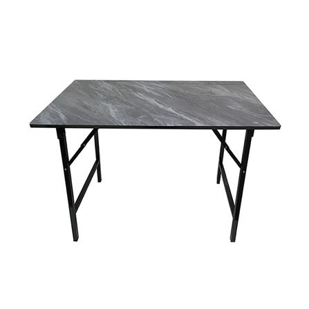 โต๊ะอเนกประสงค์เหลี่ยม FURDINI 60x90 ซม. ลายหินดำ_2
