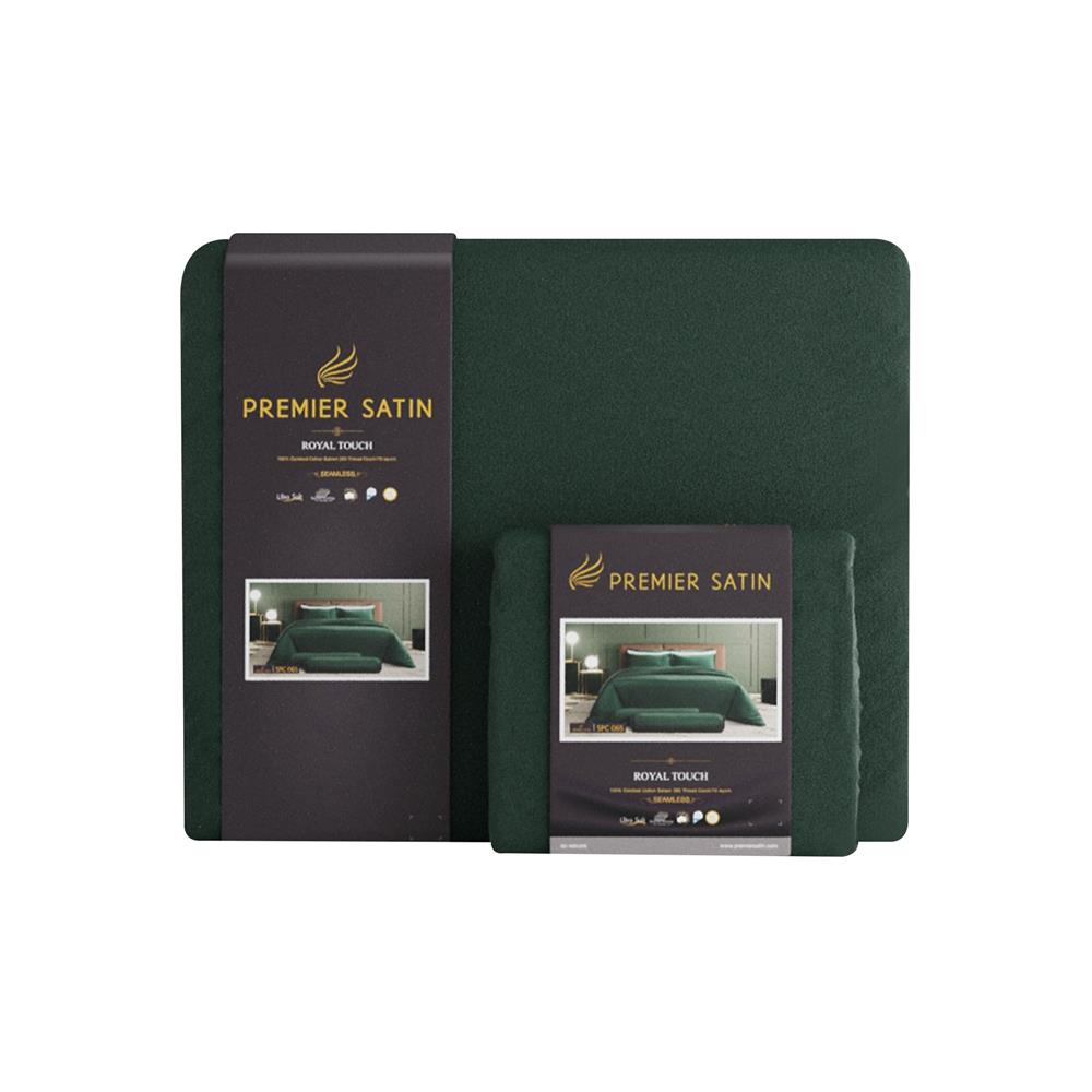 ชุดผ้าปูที่นอน 5 ฟุต 6 ชิ้น PREMIER SATIN ROYAL TOUCH SOLID SPC065