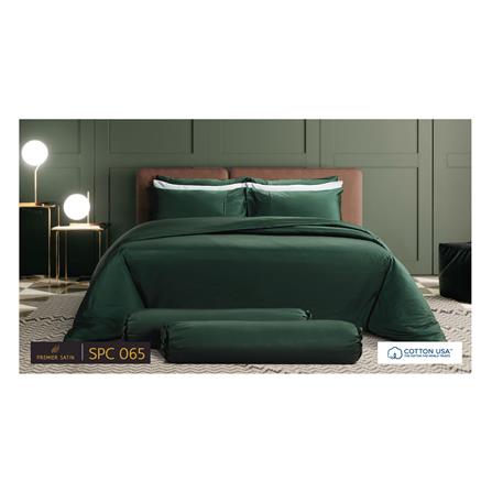 ชุดผ้าปูที่นอน 5 ฟุต 6 ชิ้น PREMIER SATIN ROYAL TOUCH SOLID SPC065_0