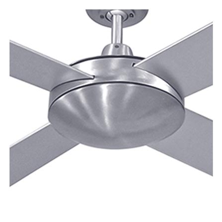 พัดลมไม่มีโคมไฟ CARINI C02-52N 52 นิ้ว สีเงิน_1