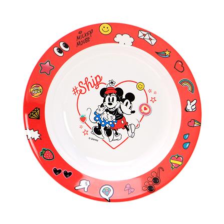 จานเมลามีนลึก 8 นิ้ว SUPERWARE MICKEY COUPLE_1