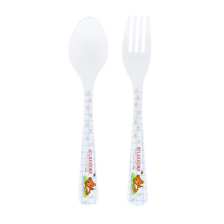 ชุดช้อนส้อมเมลามีน SUPERWARE RILAKKUMA FOREST_0