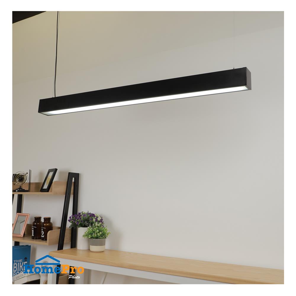 โคมติดลอย CARINI NY1X18BK 1X120 ซม. สีดำ