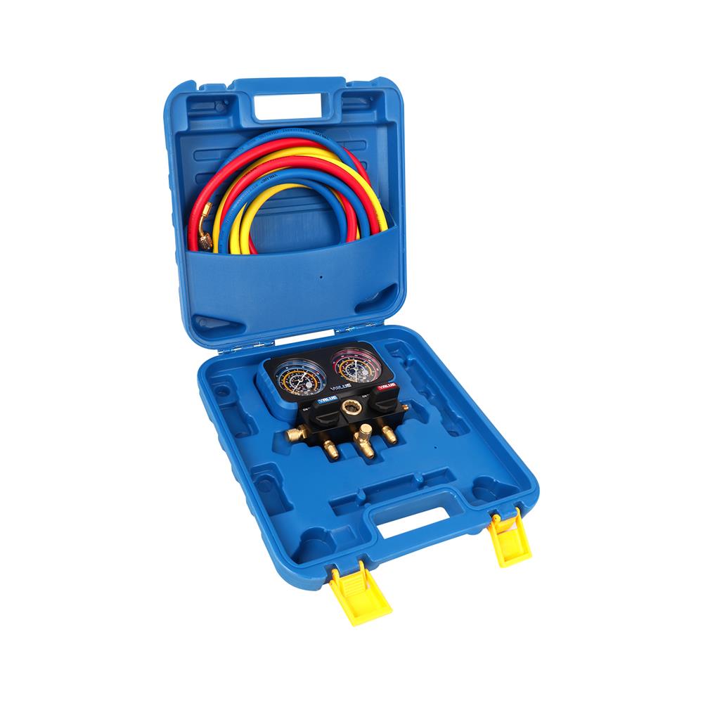 เกจ์วัดน้ำยา R22 พร้อมสาย VALUE VRM2-B-0501