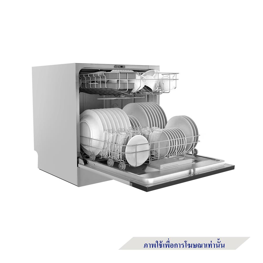 เครื่องล้างจานตั้งโต๊ะ TOSHIBA DW-08T1(S)-TH
