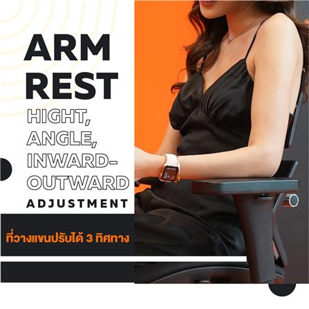 เก้าอี้สุขภาพ ERGOTREND MALMOLIGHT สีดำ_6