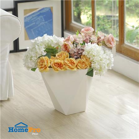 กระถางพลาสติก SPRING GRAM 32 ซม. สีขาว_6