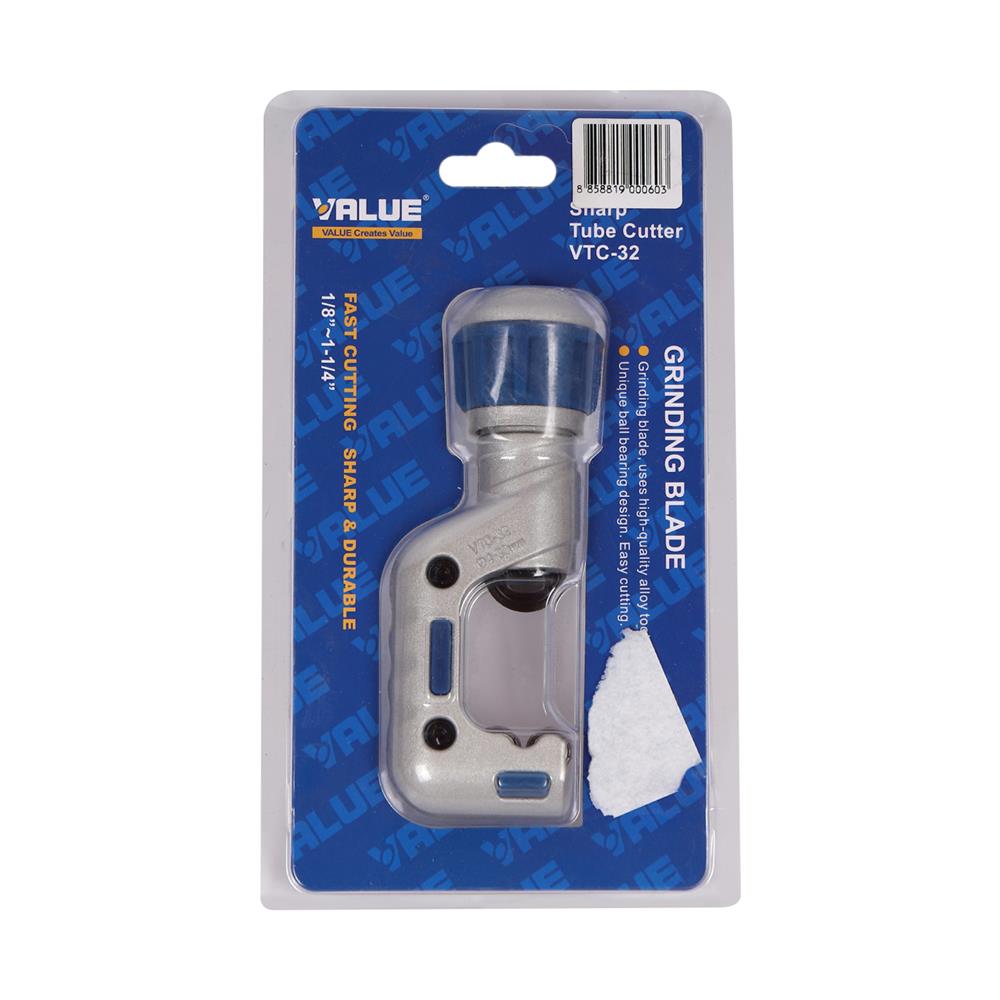 คัตเตอร์ตัดท่อ VALUE VTC-32 1/8-1-1/4 นิ้ว (4-32 มม.)
