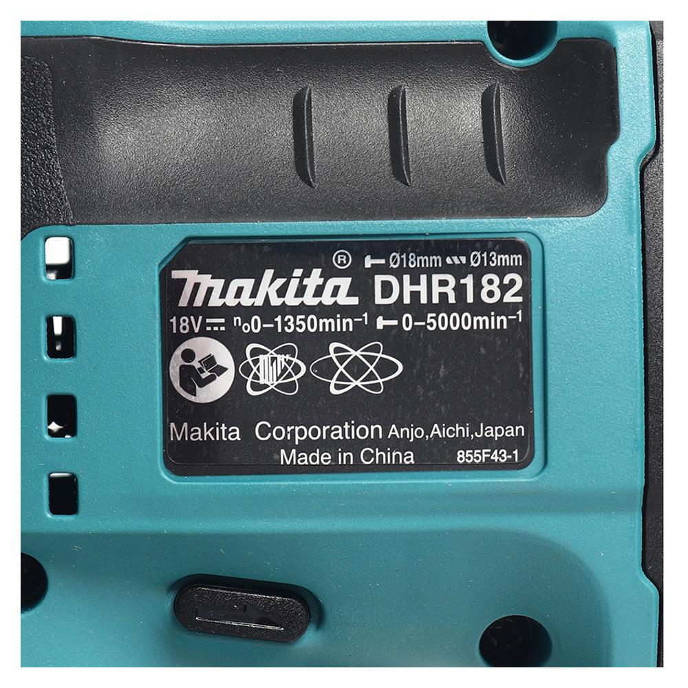 สว่านโรตารี่ไร้สาย (เฉพาะตัวเครื่อง) MAKITA DHR182Z 18 มม. 18 โวลต์