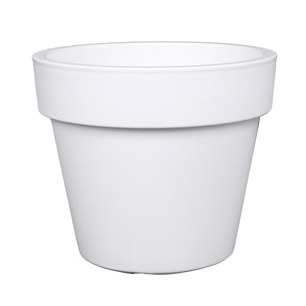 กระถางพลาสติก SPRING RING 29 ซม. สีขาว