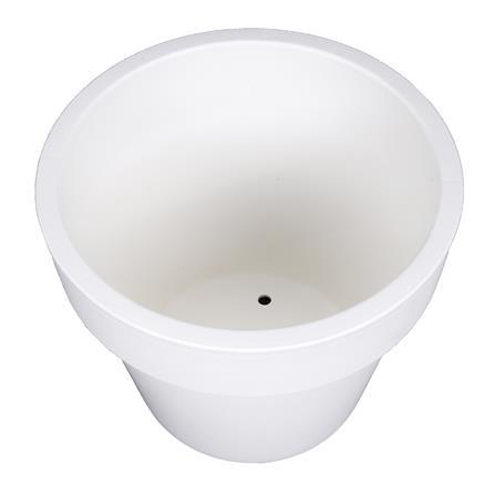 กระถางพลาสติก SPRING RING 29 ซม. สีขาว_1