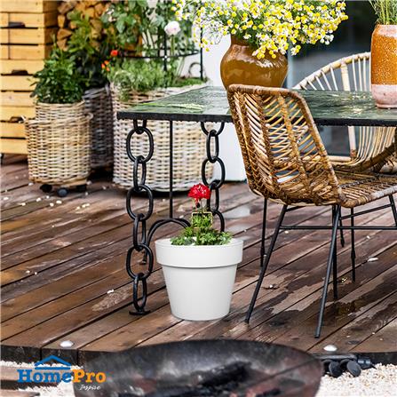 กระถางพลาสติก SPRING RING 29 ซม. สีขาว_2