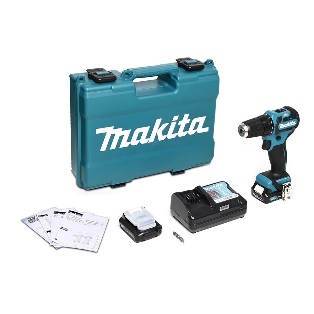 สว่านไขควงไร้สาย MAKITA DF332DWYE 10 มม. 12 โวลต์