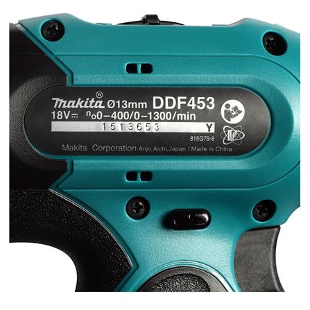 สว่านไร้สาย (พร้อมแบตเตอรี่) MAKITA DDF453FX13 18 โวลต์_1