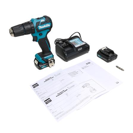 สว่านไร้สาย (พร้อมแบตเตอรี่) MAKITA M011-HP332DWYE 10 มม. 12 โวลต์_4
