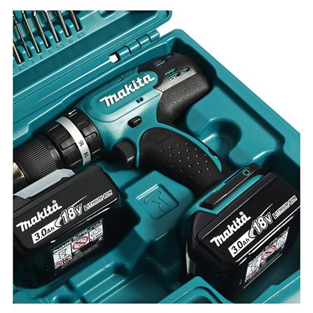 สว่านกระแทกไร้สาย (พร้อมแบตเตอรี่) MAKITA M011-DHP453FX13 13 มม. 18 โวลต์_2