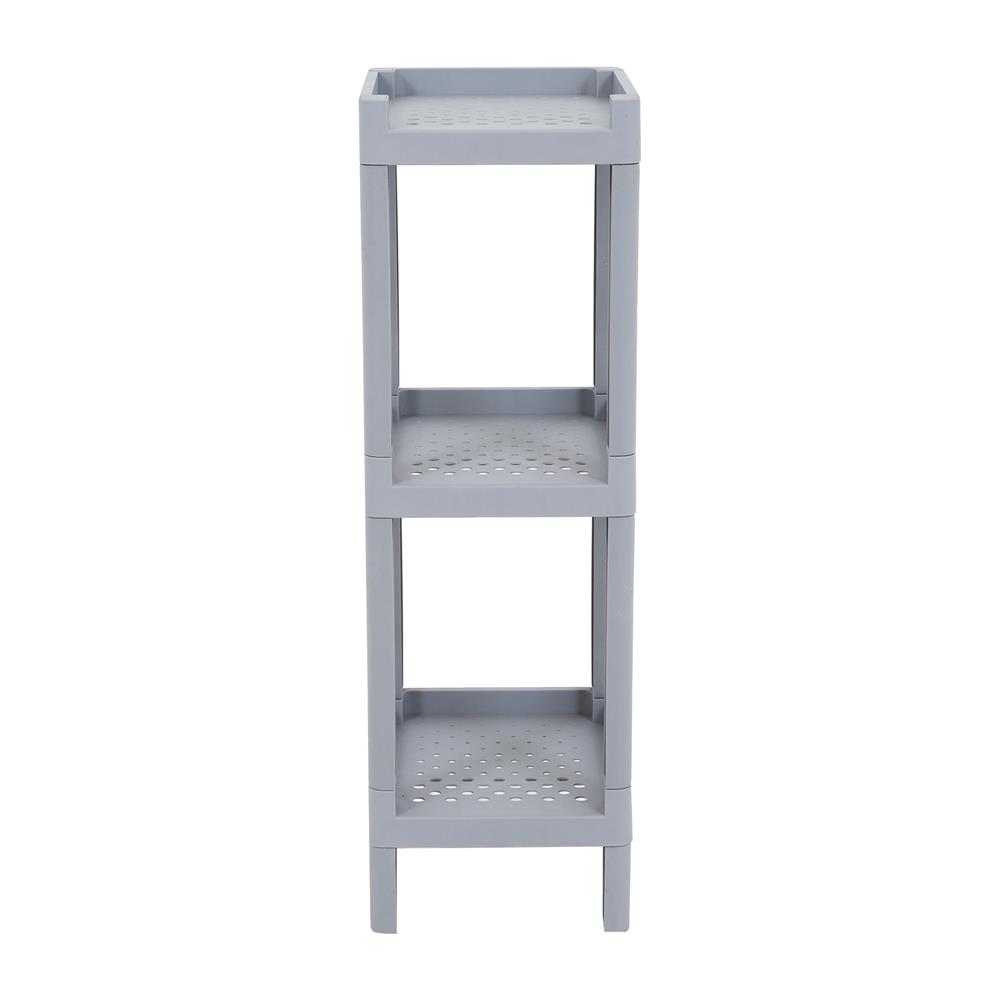 ชั้นวางของแคบ 3 ชั้น STACKO MONO 24x30x76 ซม. สีเทา