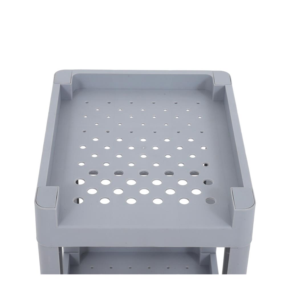 ชั้นวางของแคบ 3 ชั้น STACKO MONO 24x30x76 ซม. สีเทา