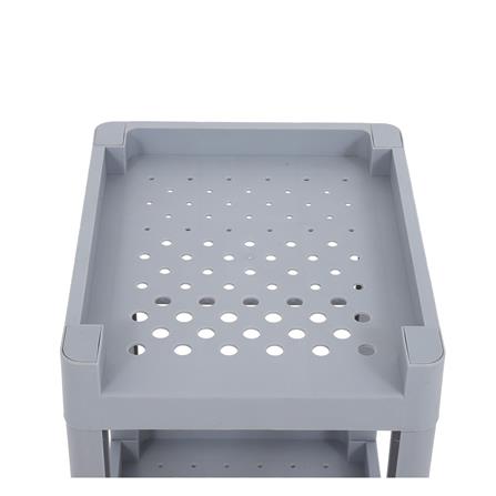 ชั้นวางของแคบ 3 ชั้น STACKO MONO 24x30x76 ซม. สีเทา_2