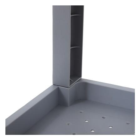 ชั้นวางของแคบ 3 ชั้น STACKO MONO 24x30x76 ซม. สีเทา_3