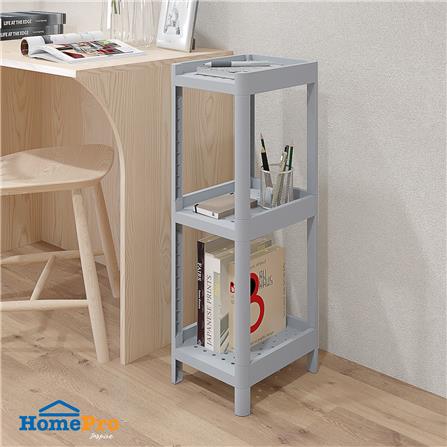 ชั้นวางของแคบ 3 ชั้น STACKO MONO 24x30x76 ซม. สีเทา_4