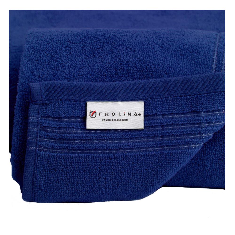 ผ้าขนหนู FROLINA CONDO 15.50x32 นิ้ว สีน้ำเงิน