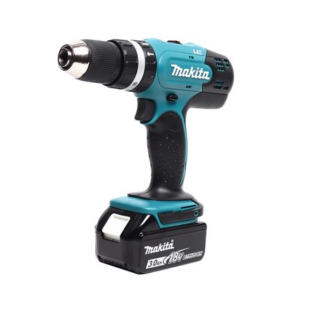 สว่านกระแทกไร้สาย (พร้อมแบตเตอรี่+กล่อง MAKPAC) MAKITA DHP453SF1J 18 โวลต์_1