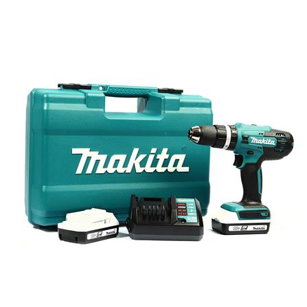 สว่านกระแทกไร้สาย MAKITA HP488DYEX1 18 โวลต์ พร้อมชุดอุปกรณ์เสริม (แพ็ก 74 ชิ้น)_0