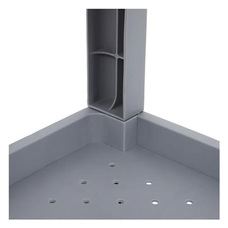 ชั้นวางของแคบ 4 ชั้น STACKO MONO 24x30x107 ซม. สีเทา_3