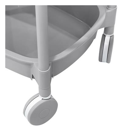 ชั้นวางของ 3 ชั้น มีล้อ STACKO 49.8x33x81 ซม. สีเทา_4