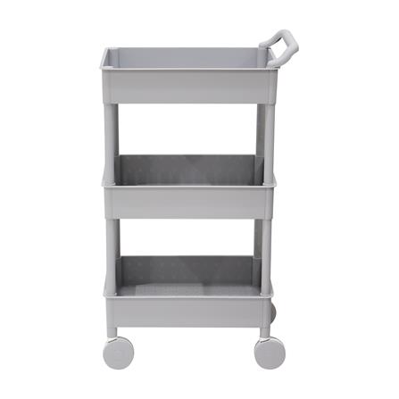 ชั้นวางของ 3 ชั้น มีล้อ STACKO 51.8x34.5x89.8 ซม. สีเทา_2