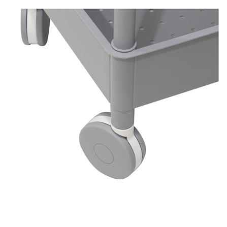 ชั้นวางของ 3 ชั้น มีล้อ STACKO 51.8x34.5x89.8 ซม. สีเทา_4