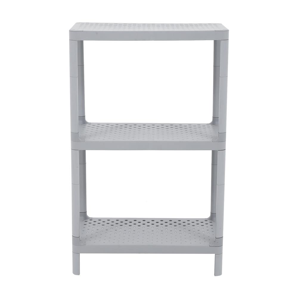 ชั้นวางของ 3 ชั้น STACKO MONO 50x30x81 ซม. สีเทา