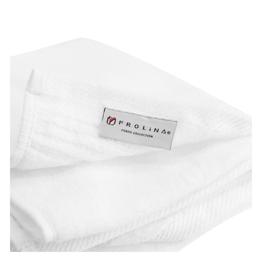ผ้าขนหนู FROLINA CONDO 15.50x32 นิ้ว สีขาว