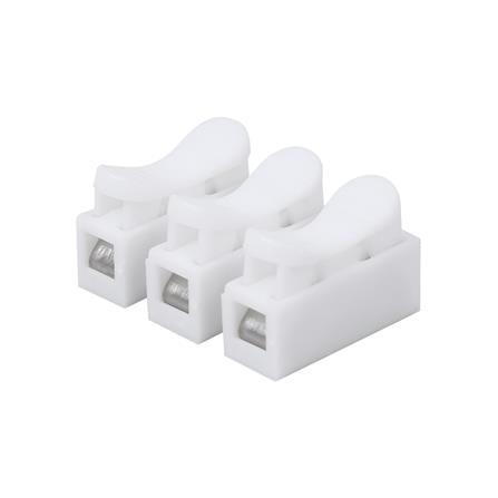 ลูกเต๋าต่อสายไฟแบบกด 3 ช่อง HATASHI 5 แอมแปร์ แพ็ก 20 ชิ้น