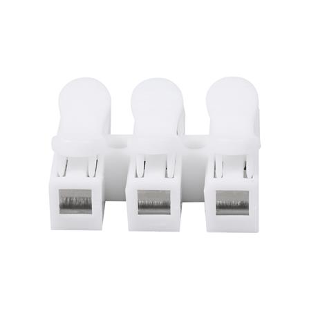 ลูกเต๋าต่อสายไฟแบบกด 3 ช่อง HATASHI 5 แอมแปร์ แพ็ก 20 ชิ้น_1