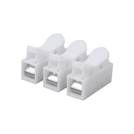 ลูกเต๋าต่อสายไฟแบบกด 3 ช่อง HATASHI 5 แอมแปร์ แพ็ก 5 ชิ้น_0