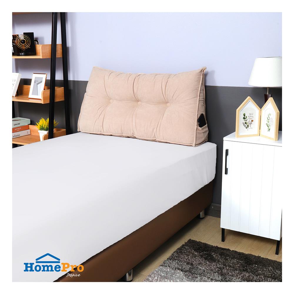 หมอนหนุน ใยสังเคราะห์ HOME LIVING STYLE PEACE 100x50 ซม. สีครีม