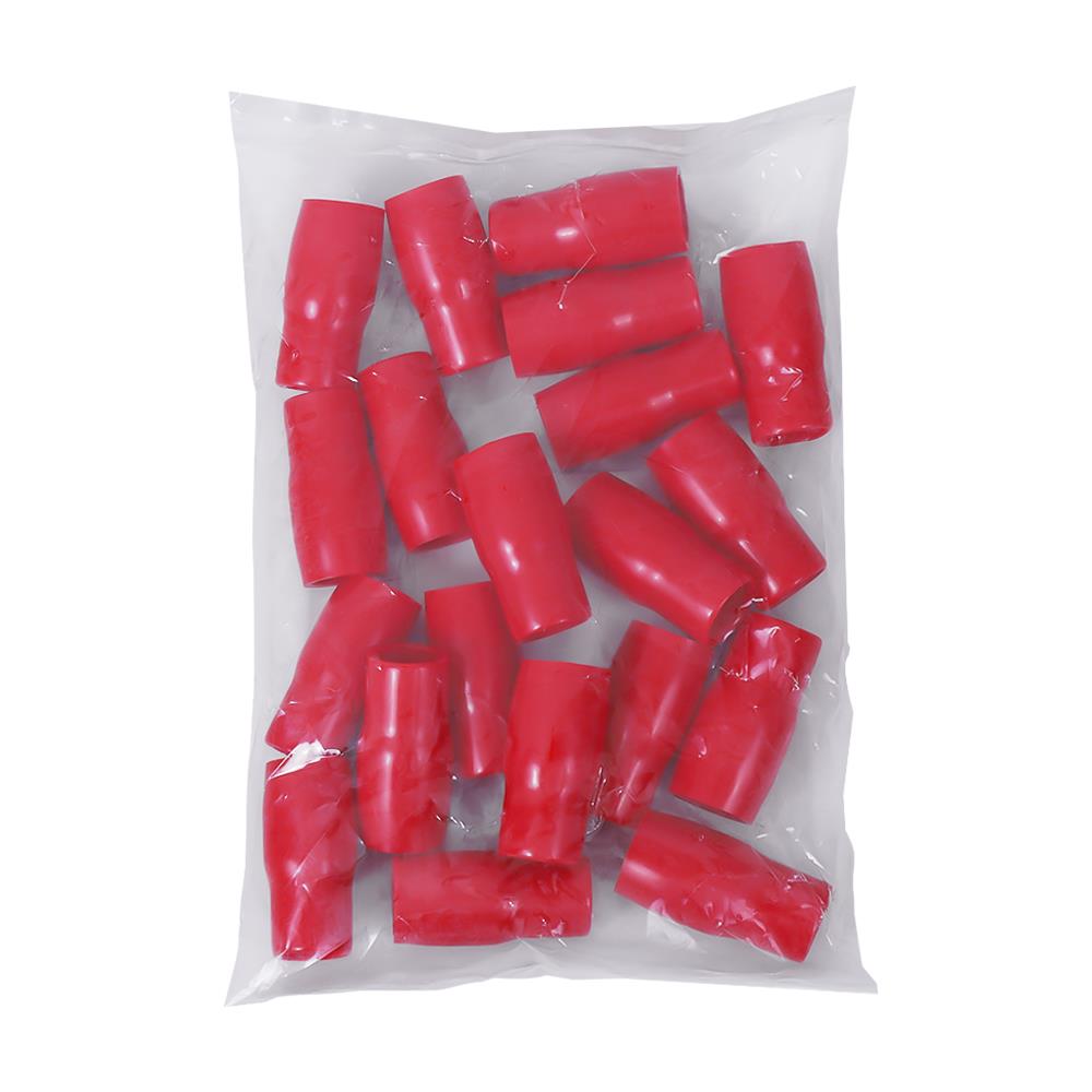 ปลอกหุ้มหางปลา BANDEX BVC-038 สีแดง (แพ็ก 20 ชิ้น)