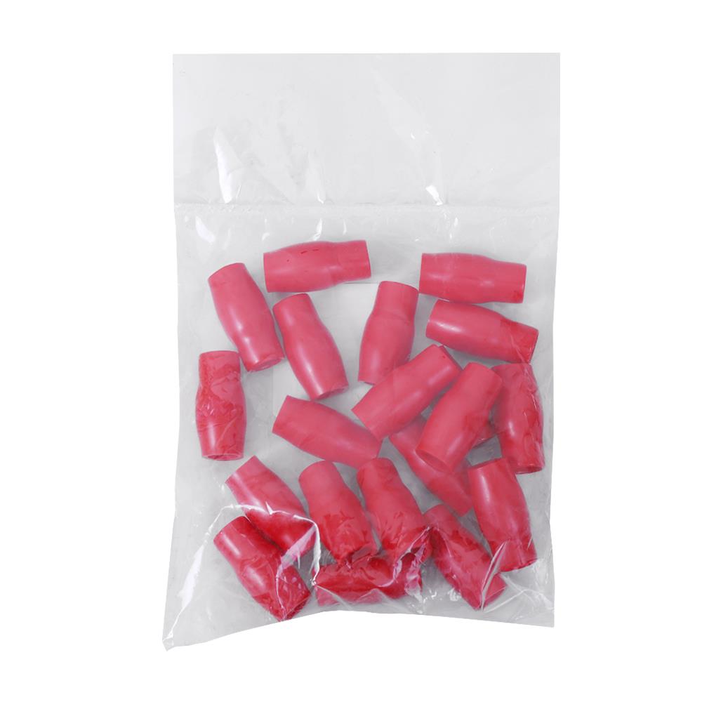 ปลอกหุ้มหางปลา BANDEX BVC-014 สีแดง (แพ็ก 20 ชิ้น)