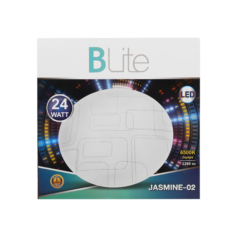 ไฟเพดาน LED BLITE JASMINE-02 15 นิ้ว 24 วัตต์ DAYLIGHT สีขาว