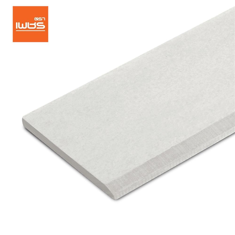 ไม้เชิงชาย ลบมุม ตราเพชร 1.6x20x400 ซม. สีขาว