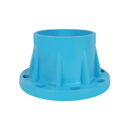 ข้อต่อตรงหน้าจาน PVC SCG  6 นิ้ว สีฟ้า_0