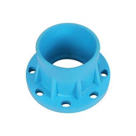 ข้อต่อตรงหน้าจาน PVC SCG  6 นิ้ว สีฟ้า_1